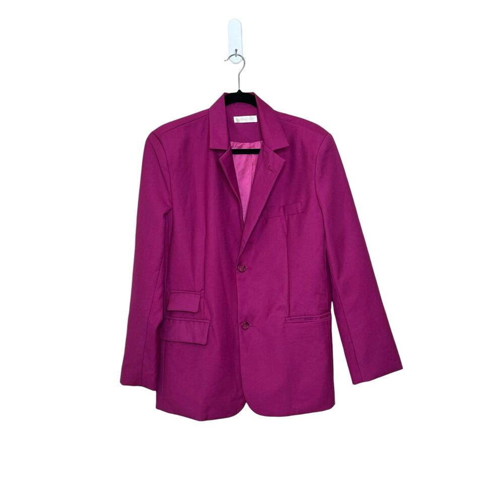 Twotwinstyle Fuchsia Two Button Blazer Size Large - image 2